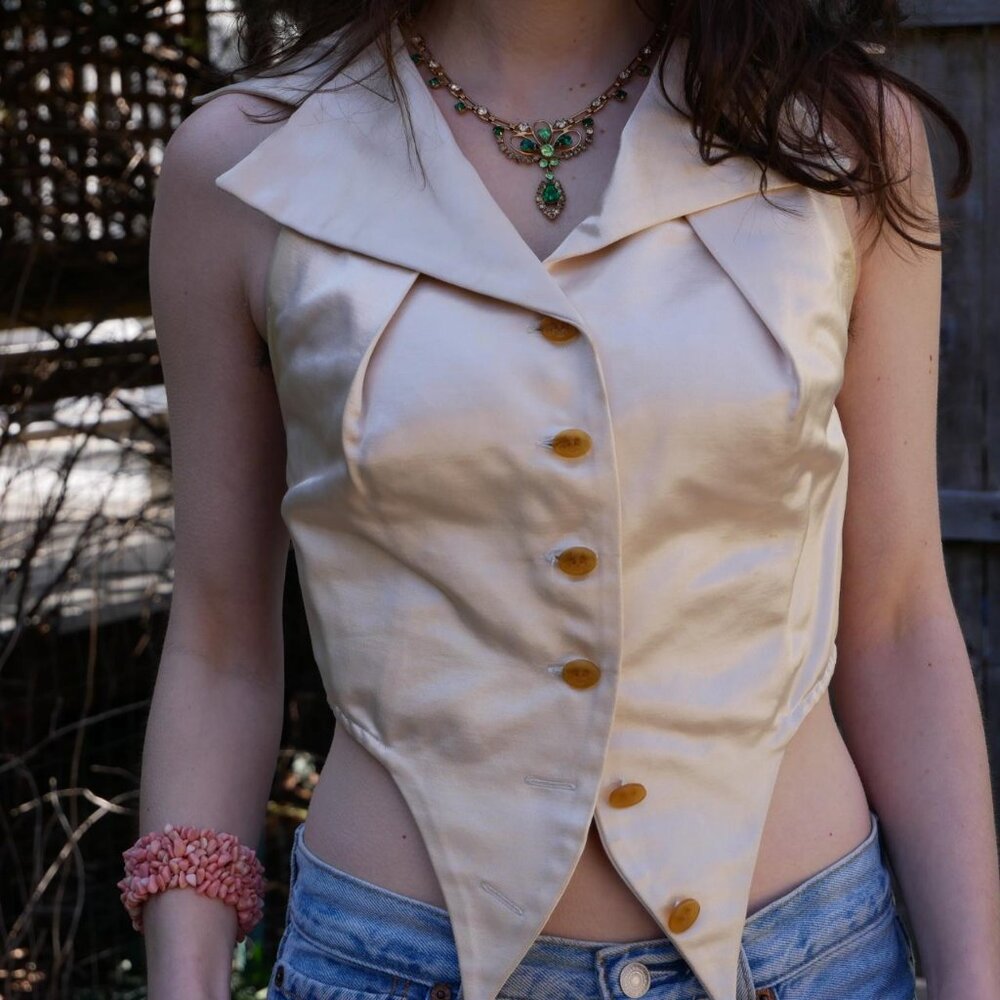 Vintage Vivienne Westwood Structured Vest Top